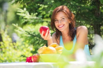 Organic fruits and vegetables