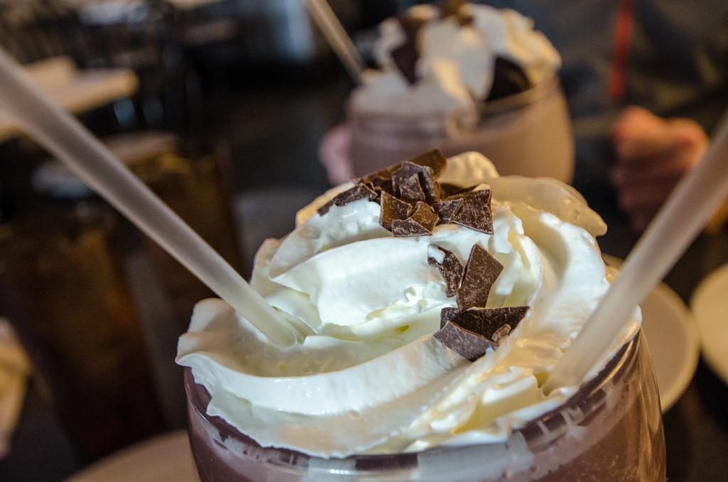 Frozen hot chocolate