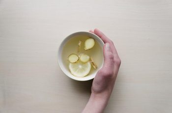 Healthy brewed ginger-turmeric-tea