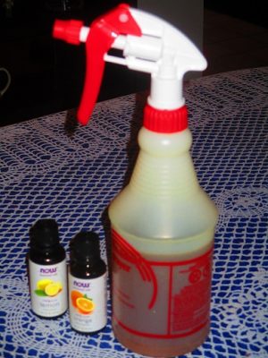 Green up your bathroom -homemade cleaner