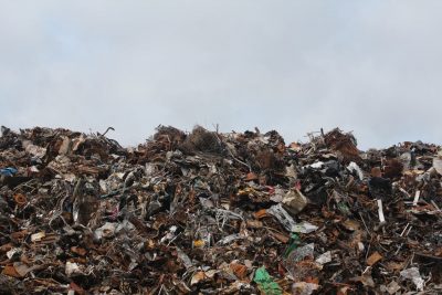 trash dump and pollution