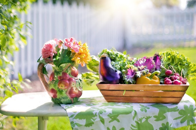 Gardening and living simpler