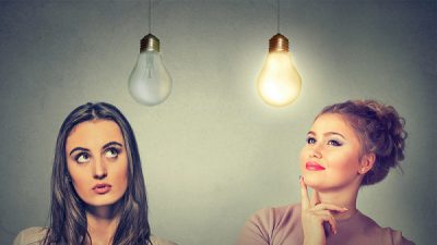 two women thinking about how to de-stress
